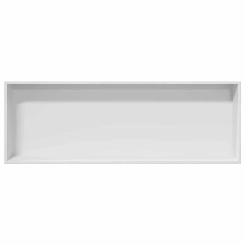 Nisza prysznicowa Biały 90 x 30 x 9,5 cm Stal nierdzewna