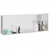 Nisza prysznicowa Srebrny 90 x 30 x 9,5 cm Stal nierdzewna