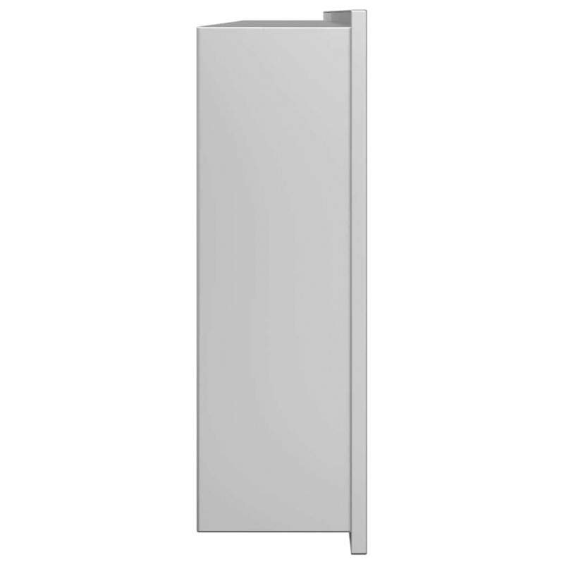 Nisza prysznicowa Srebrny 90 x 30 x 9,5 cm Stal nierdzewna