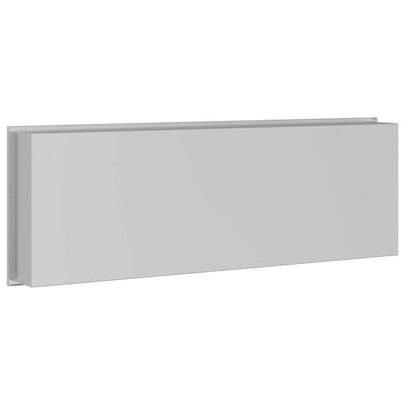 Nisza prysznicowa Srebrny 90 x 30 x 9,5 cm Stal nierdzewna
