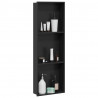 Nisza prysznicowa Czarny 92 x 32 x 10 cm Stal nierdzewna