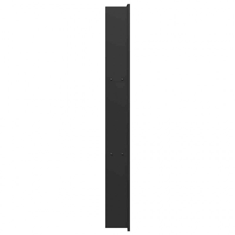 Nisza prysznicowa Czarny 92 x 32 x 10 cm Stal nierdzewna