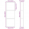 Nisza prysznicowa Czarny 92 x 32 x 10 cm Stal nierdzewna
