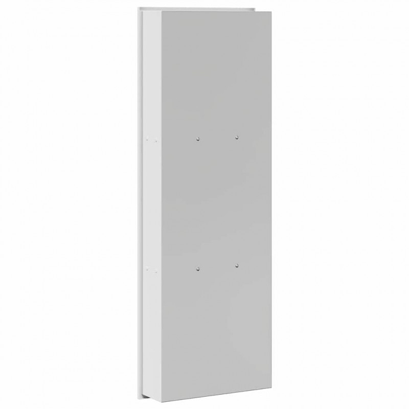 Nisza prysznicowa Biały 90 x 30 x 9,5 cm Stal nierdzewna