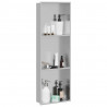 Nisza prysznicowa Srebrny 90 x 30 x 9,5 cm Stal nierdzewna