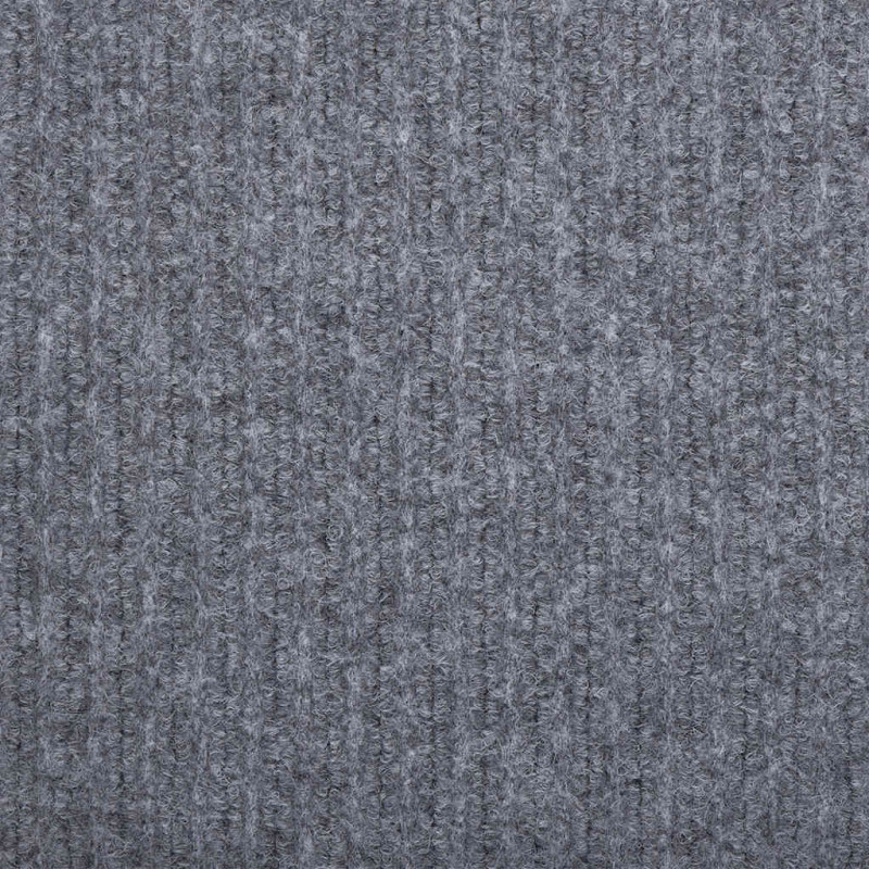 Bieżnik dywanowy Jasnoszary 80 x 500 cm tkanina