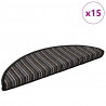 Samoprzylepne maty na schody 15 pcs Antracyt 56 x 17 x 3 cm