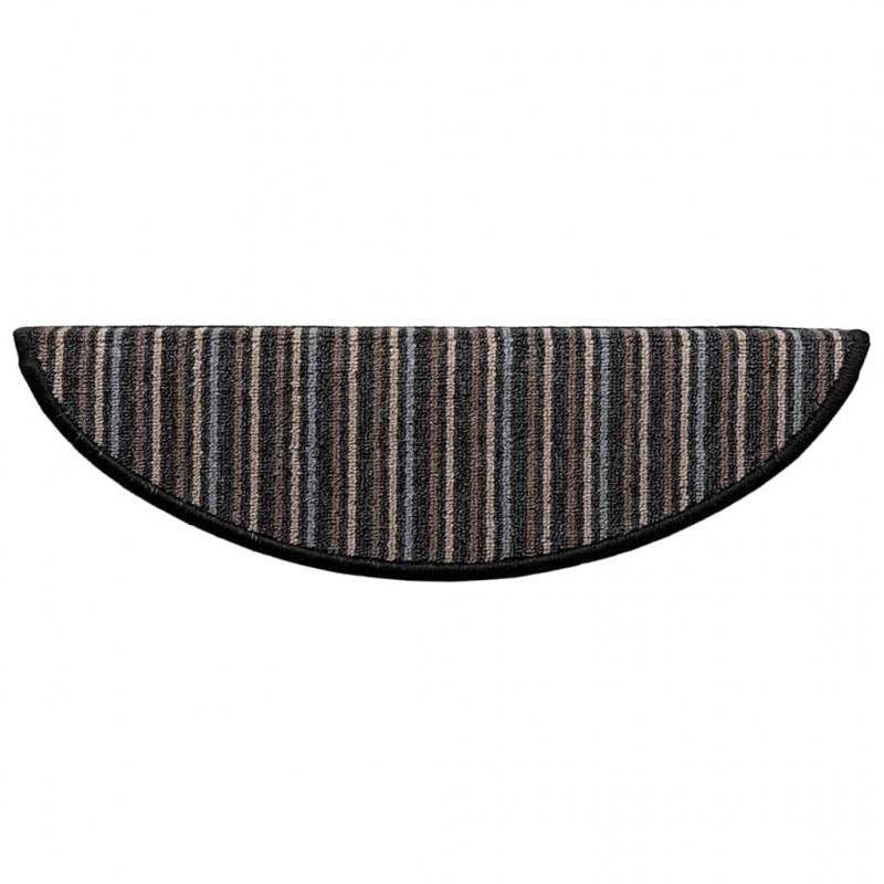 Samoprzylepne maty na schody 15 pcs Antracyt 56 x 17 x 3 cm