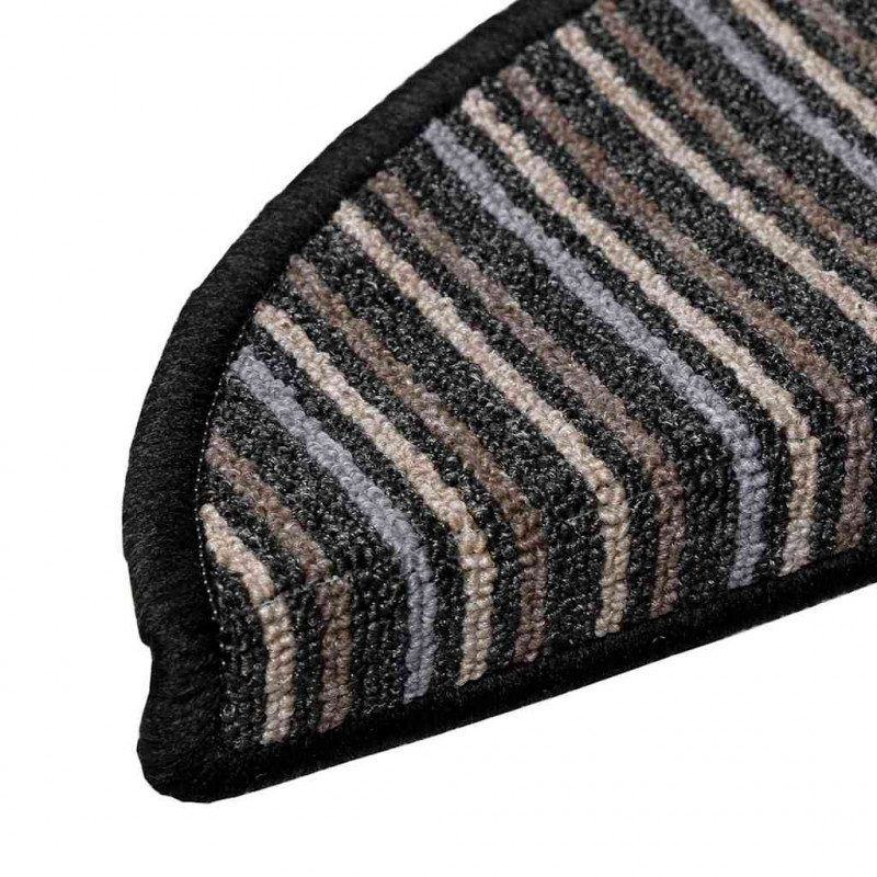 Samoprzylepne maty na schody 15 pcs Antracyt 56 x 17 x 3 cm