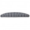 Samoprzylepne maty na schody 15 pcs Szary 56 x 17 x 3 cm