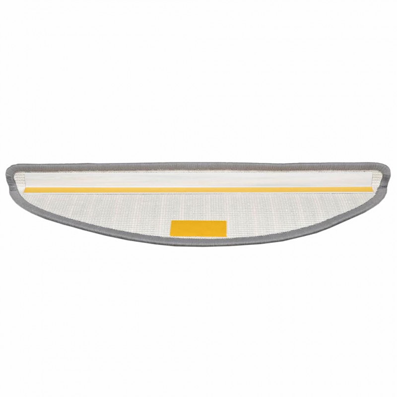 Samoprzylepne maty na schody 15 pcs Szary 56 x 17 x 3 cm