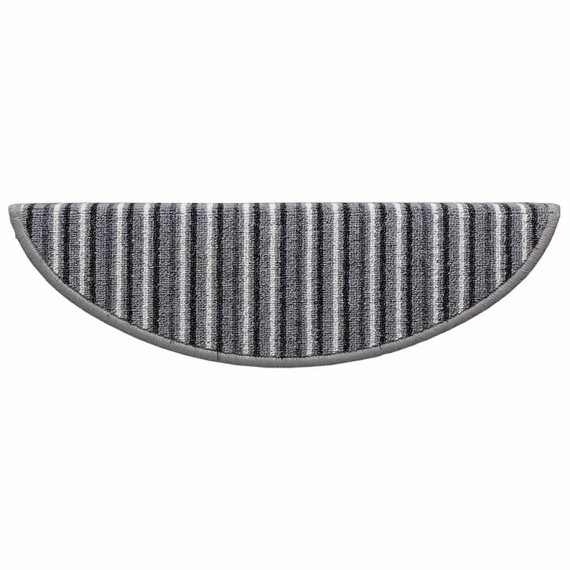 Samoprzylepne maty na schody 15 pcs Szary 56 x 17 x 3 cm