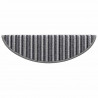 Samoprzylepne maty na schody 15 pcs Szary 56 x 17 x 3 cm