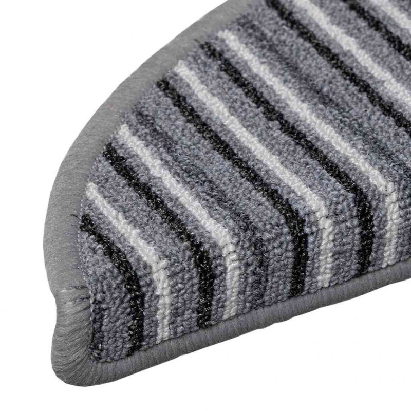 Samoprzylepne maty na schody 15 pcs Szary 56 x 17 x 3 cm