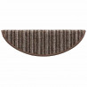 Samoprzylepne maty na schody 15 pcs Brązowy 56 x 17 x 3 cm