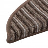 Samoprzylepne maty na schody 15 pcs Brązowy 56 x 17 x 3 cm