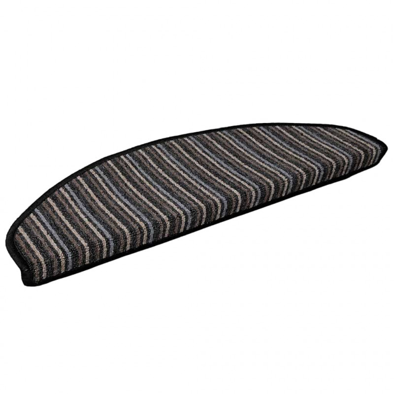 Samoprzylepne maty na schody 15 pcs Antracyt 65 x 21 x 4 cm