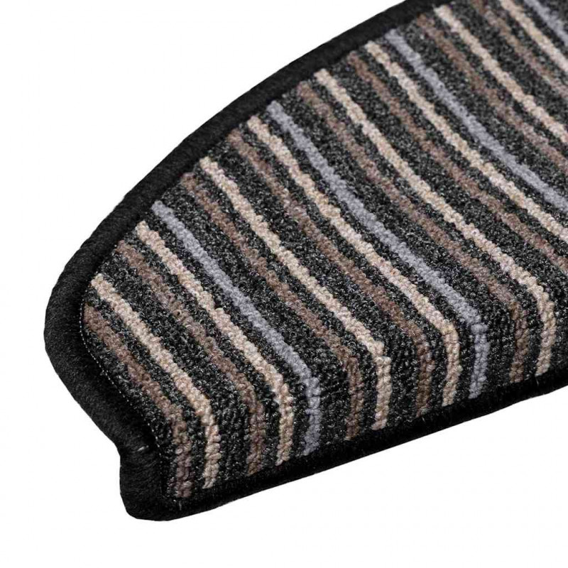 Samoprzylepne maty na schody 15 pcs Antracyt 65 x 21 x 4 cm