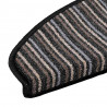 Samoprzylepne maty na schody 15 pcs Antracyt 65 x 21 x 4 cm