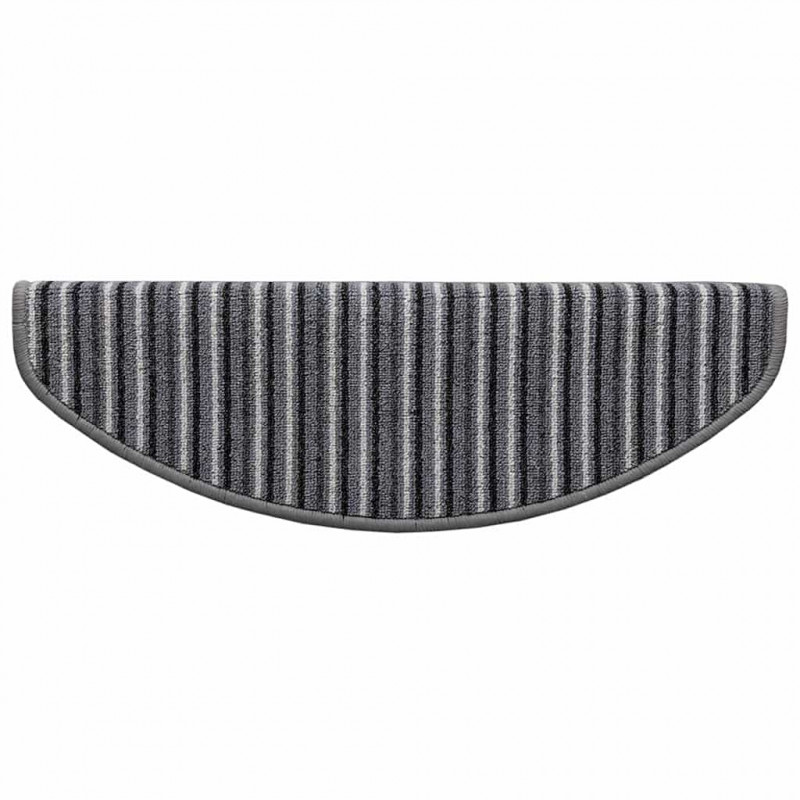Samoprzylepne maty na schody 15 pcs Szary 65 x 21 x 4 cm