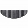 Samoprzylepne maty na schody 15 pcs Szary 65 x 21 x 4 cm