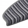 Samoprzylepne maty na schody 15 pcs Szary 65 x 21 x 4 cm