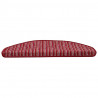 Samoprzylepne maty na schody 15 pcs Czerwony 65 x 21 x 4 cm
