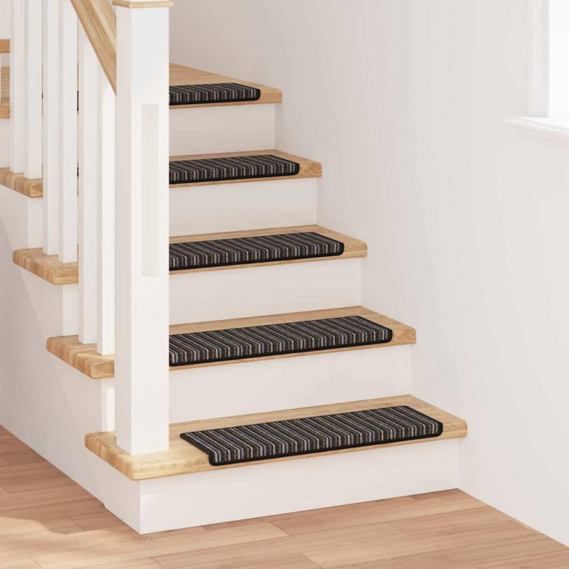 Samoprzylepne maty na schody 15 pcs Antracyt 65 x 21 x 4 cm