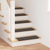 Samoprzylepne maty na schody 15 pcs Antracyt 65 x 21 x 4 cm