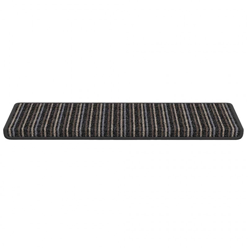 Samoprzylepne maty na schody 15 pcs Antracyt 65 x 21 x 4 cm