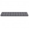 Samoprzylepne maty na schody Paski 15 pcs Szary 65 x 21 x 4 cm