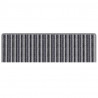 Samoprzylepne maty na schody Paski 15 pcs Szary 65 x 21 x 4 cm