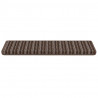Samoprzylepne maty na schody 15 pcs Brązowy 65 x 21 x 4 cm