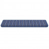 Samoprzylepne maty na schody 15 pcs Niebieski 65 x 21 x 4 cm