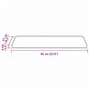 Samoprzylepne maty na schody 15 pcs Niebieski 65 x 21 x 4 cm