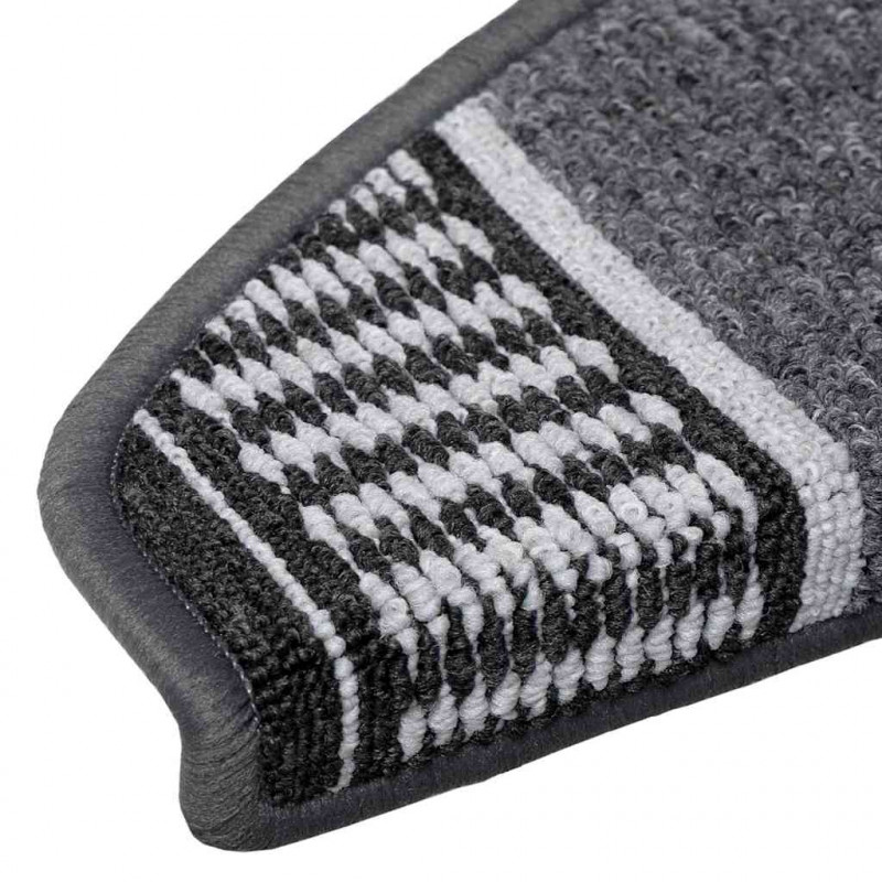 Samoprzylepne maty na schody 15 pcs Antracyt 65 x 21 x 4 cm