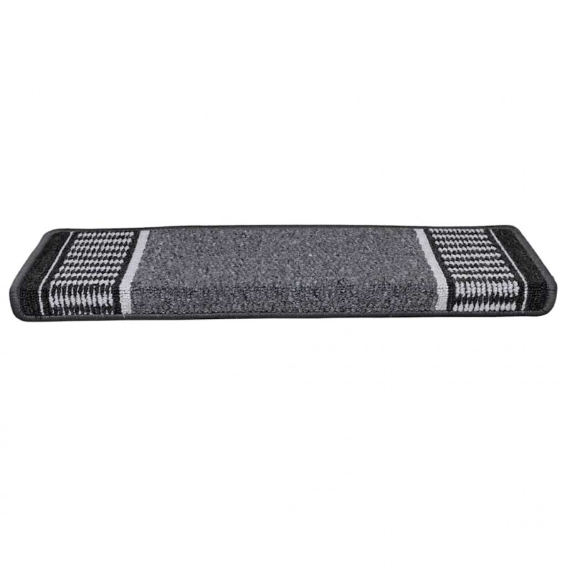 Samoprzylepne maty na schody 15 pcs Antracyt 65 x 21 x 4 cm