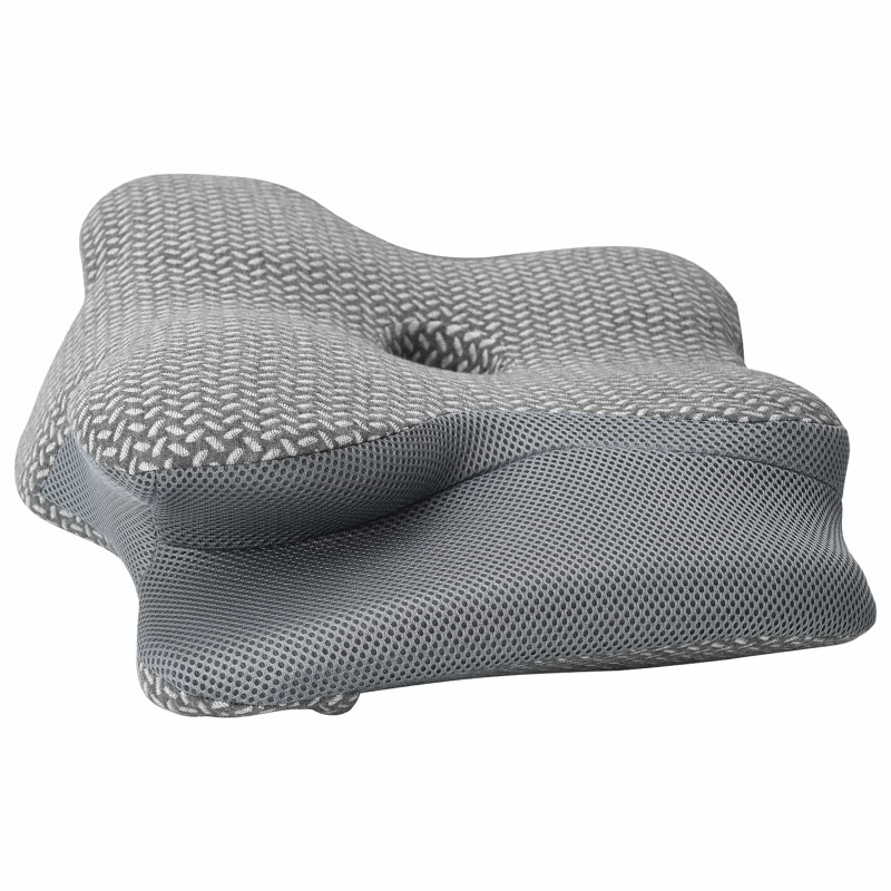 Poduszka na Szyję Szary 58 x 38 x 12 cm Pianka z pamięcią