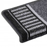 Samoprzylepne maty na schody 15 pcs Antracyt 65 x 21 x 4 cm