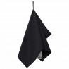 Ręczniki Sportowe 2 pcs Czarny 50 x 30 cm Poliester i poliamid