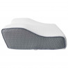 Poduszka z poduszką Biały 60 x 34 x 11 cm Poliester