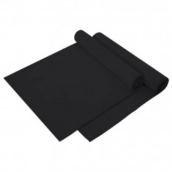 Ręczniki Sportowe 2 pcs Czarny 140 x 70 cm Poliester i poliamid