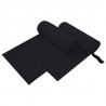 Ręczniki Sportowe 2 pcs Czarny 200 x 100 cm