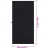 Ręczniki Sportowe 2 pcs Czarny 200 x 100 cm