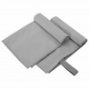 Ręczniki Sportowe 2 pcs ciemno szary 50 x 30 cm