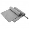 Ręczniki Sportowe 2 pcs ciemno szary 100 x 50 cm