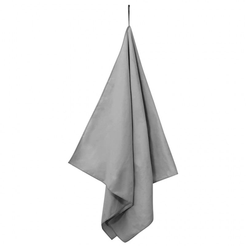Ręczniki Sportowe 2 pcs ciemno szary 140 x 70 cm