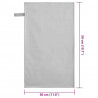 Ręczniki Sportowe 2 pcs Szary 50 x 30 cm Poliester i poliamid