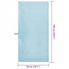Ręczniki Sportowe 2 pcs Niebieski 100 x 50 cm
