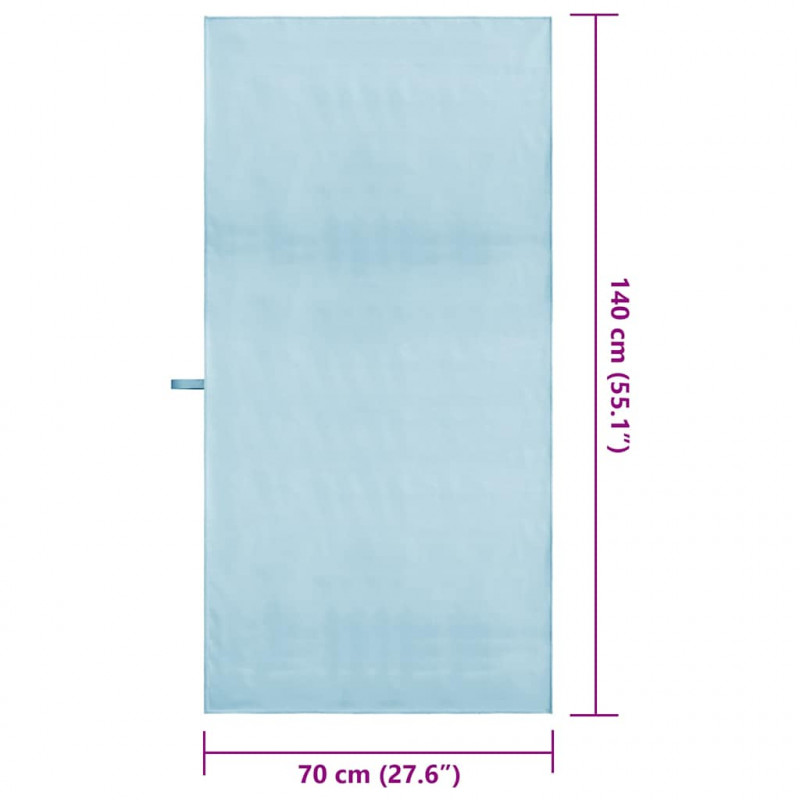 Ręczniki Sportowe 2 pcs Niebieski 140 x 70 cm